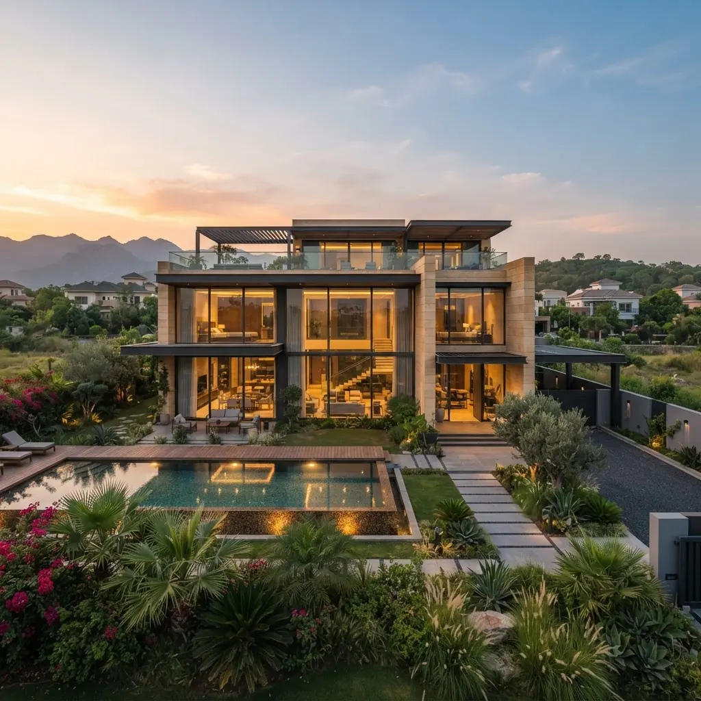 Contemporary luxury villa in DHA Islamabad